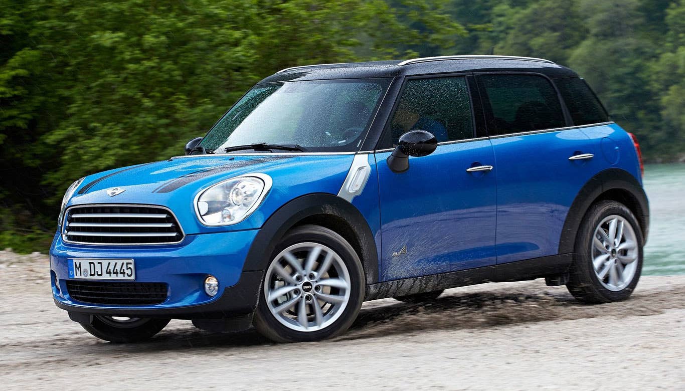 Sticker Price: $22,100 - $34,950 Invoice Price: $20,330 - $32,155 Fuel Economy: 28 mpg City, 35 mpg Highway  Cost Over First Five Years: $37,800  This not-so-mini Mini has the lowest cost of ownership in the compact luxury SUV segment, according toConsumer Repots. The Countryman is fuel efficient, comfortable and a blast to drive, though reliability tends to be an issue for the BMW-owned British brand. Trunk space is also cramped, limiting its versatility as a crossover.  Research the Mini Countryman Mini Countryman Overview Mini Countryman Photos & Video Mini Countryman Local Dealer Price Quote