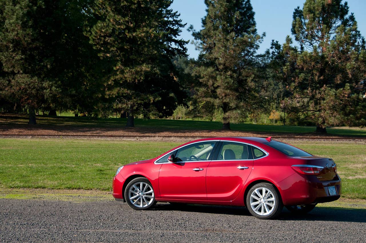 2012 Buick Verano rear 3/4 view