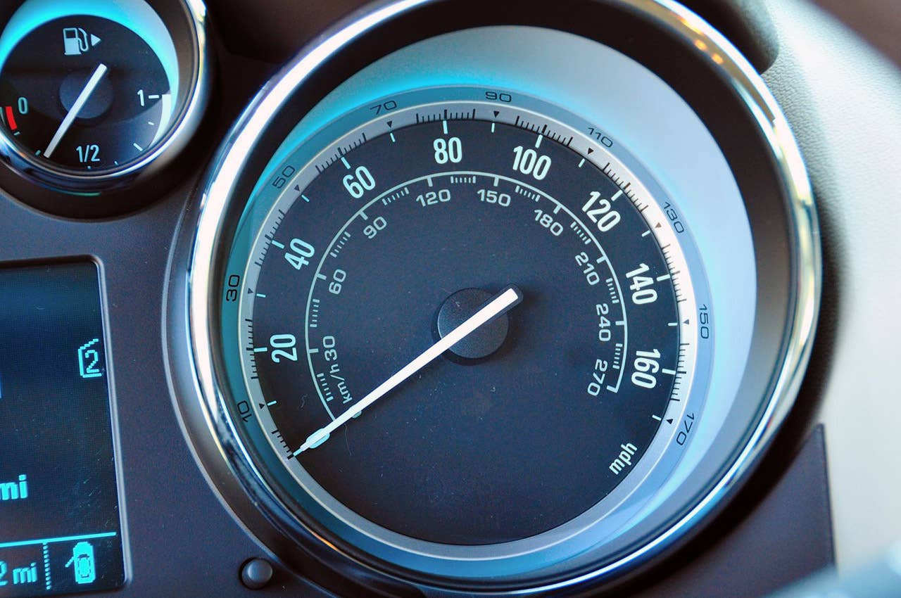 2012 Buick Verano speedometer