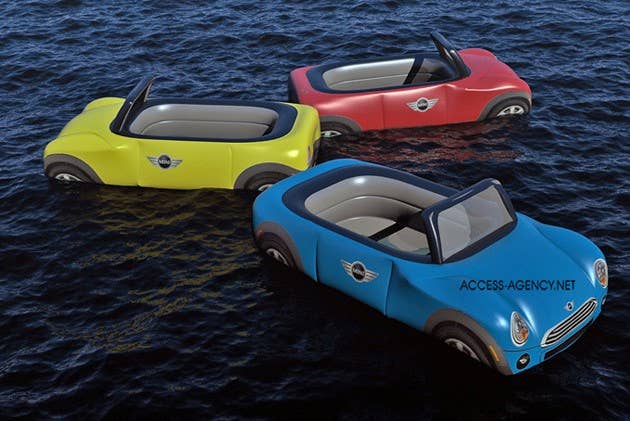Mini Cooper inflatables ready for car pool duty - Autoblog