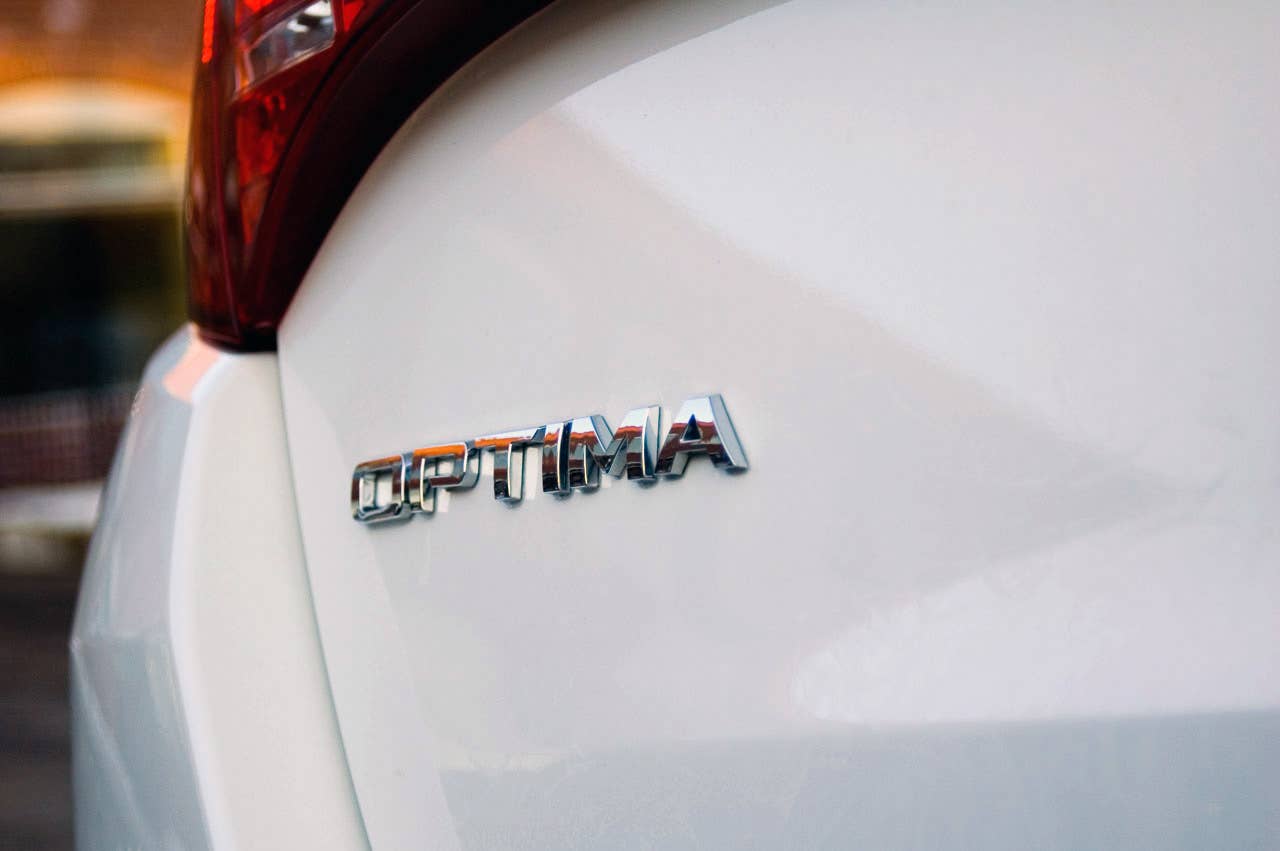 2011 Kia Optima EX badge