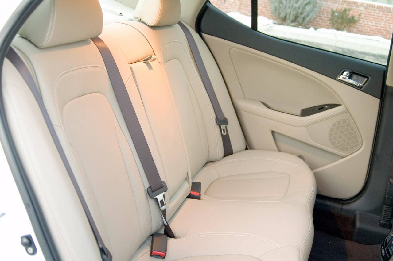 2011 Kia Optima EX rear seats