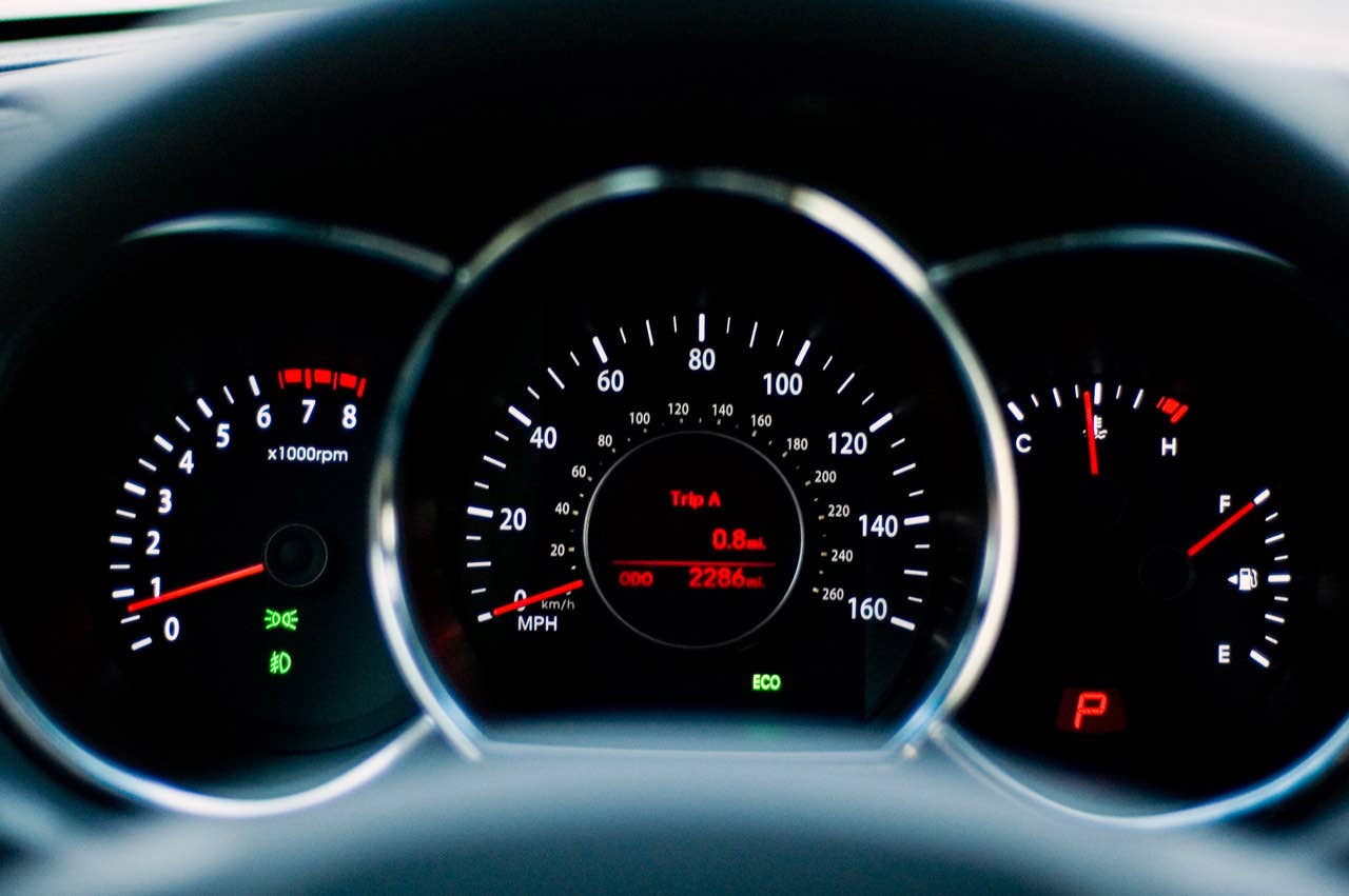 2011 Kia Optima EX gauges