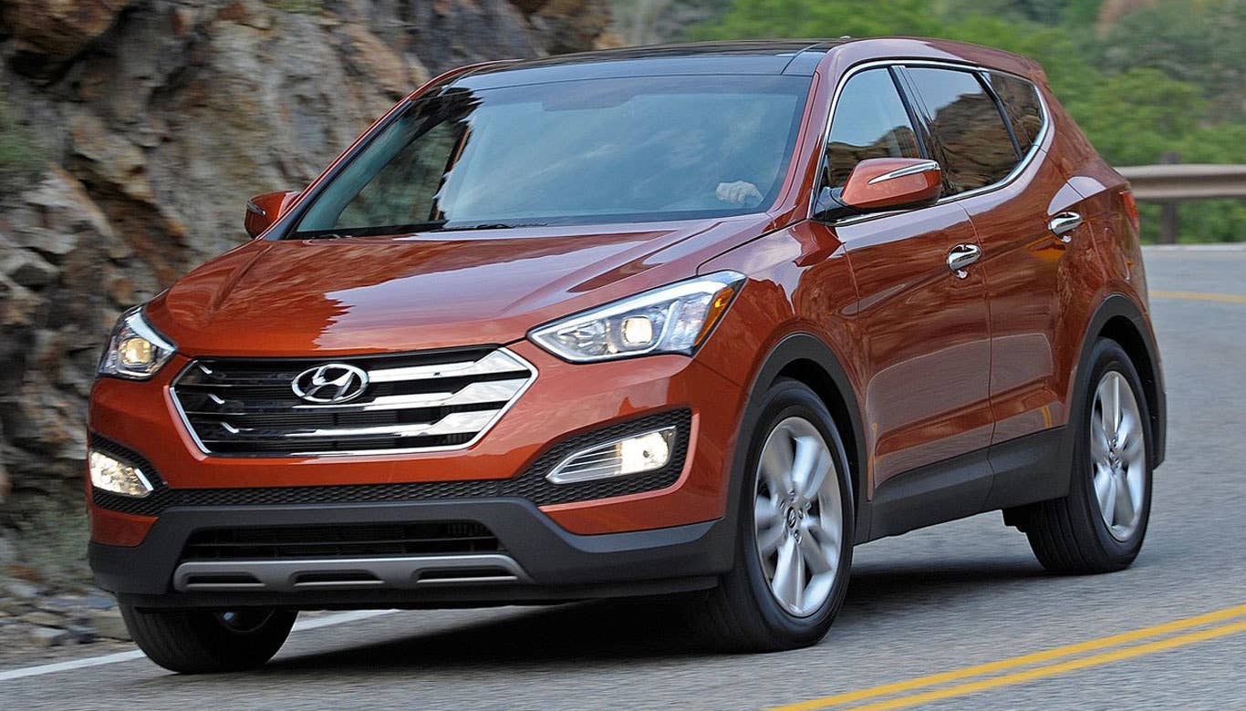 Sticker Price: $24,950 - $32,400 Invoice Price: $23,964 - $30,706 Fuel Economy: 20 mpg City, 27 mpg Highway  Cost Over First Five Years: $36,600  TheHyundai Santa Fe Sport is one of our favorite crossovers on the market right now. It has a great interior, excellent styling and can be had for less than much of its competition. Its utility, safety and cheapness to own make and even stronger case for this vehicle.  Research the Hyundai Santa Fe Sport Hyundai Santa Fe Sport Overview Hyundai Santa Fe Sport Photos & Video Hyundai Santa Fe Sport Local Dealer Price Quote