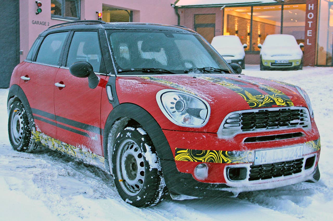 2012 Mini Countryman Cooper S John Cooper Works front 3/4 view