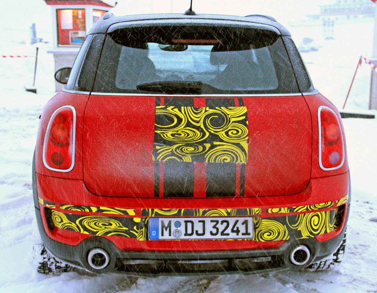 2012 Mini Countryman Cooper S John Cooper Works rear view