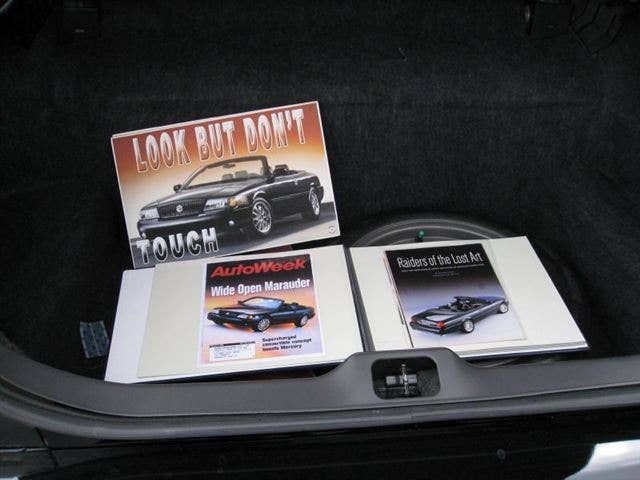 Mercury Marauder Convertible Concept paperwork