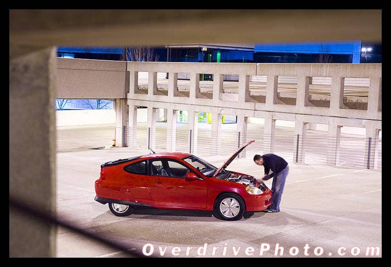 Honda Insight with K20A2 Swap side