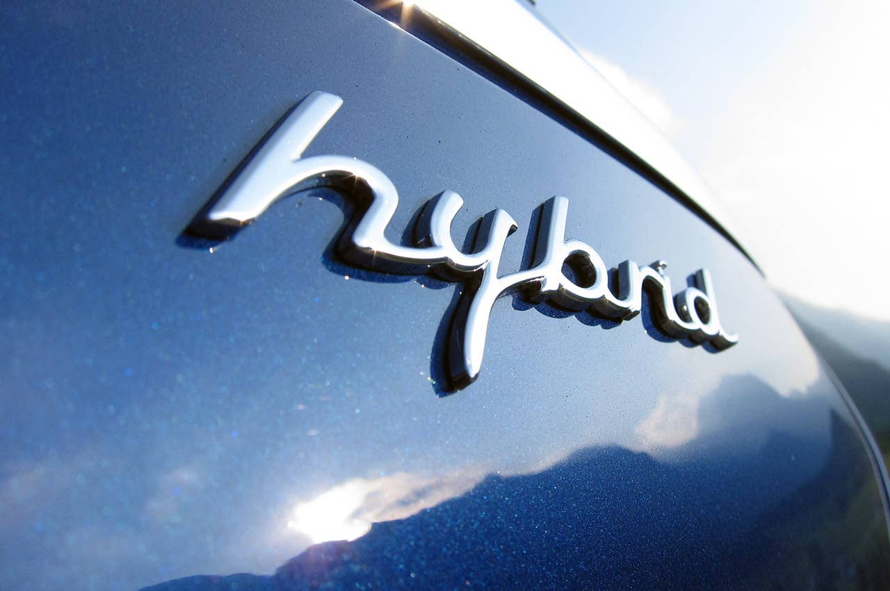 2012 Porsche Panamera S Hybrid badge