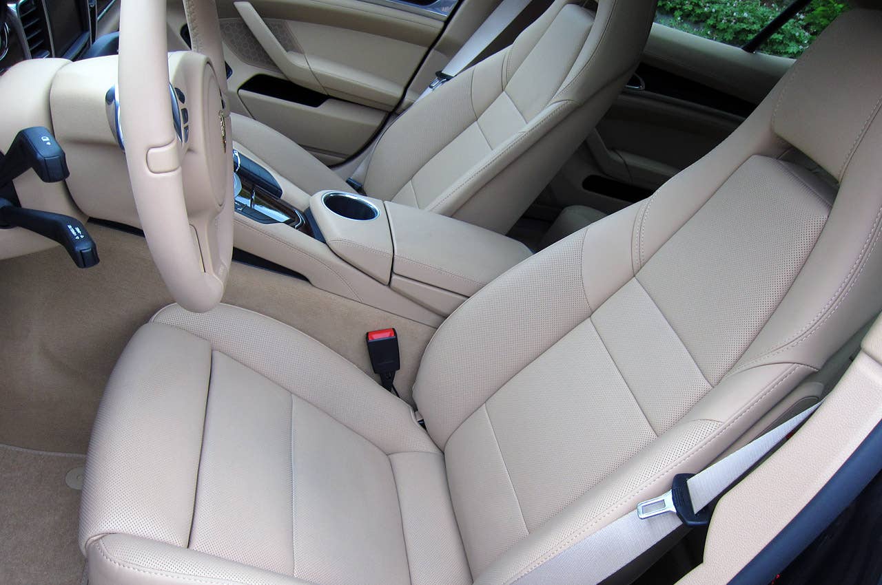 2012 Porsche Panamera S Hybrid front seats