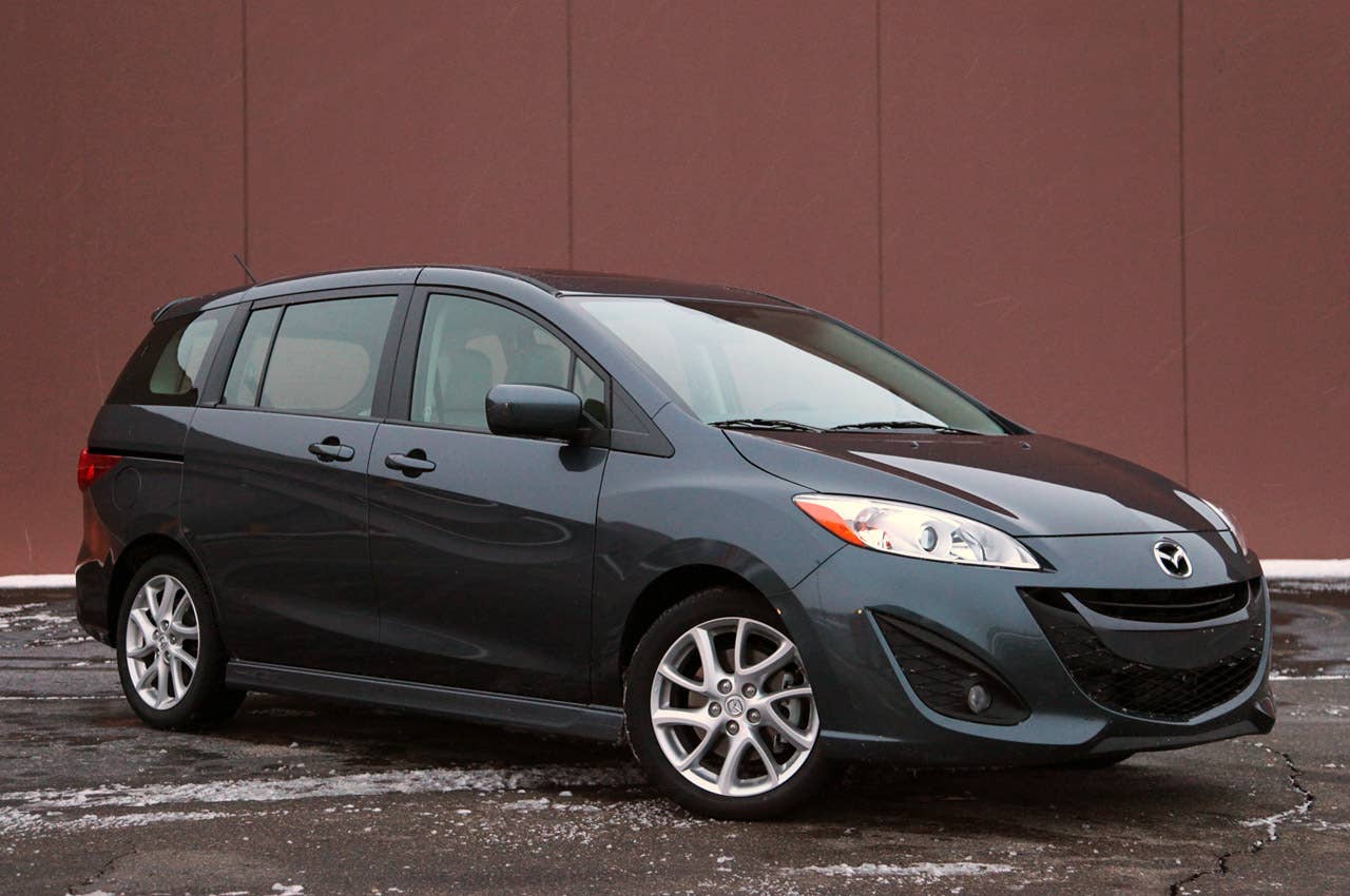 2012 Mazda5 front 3/4 view