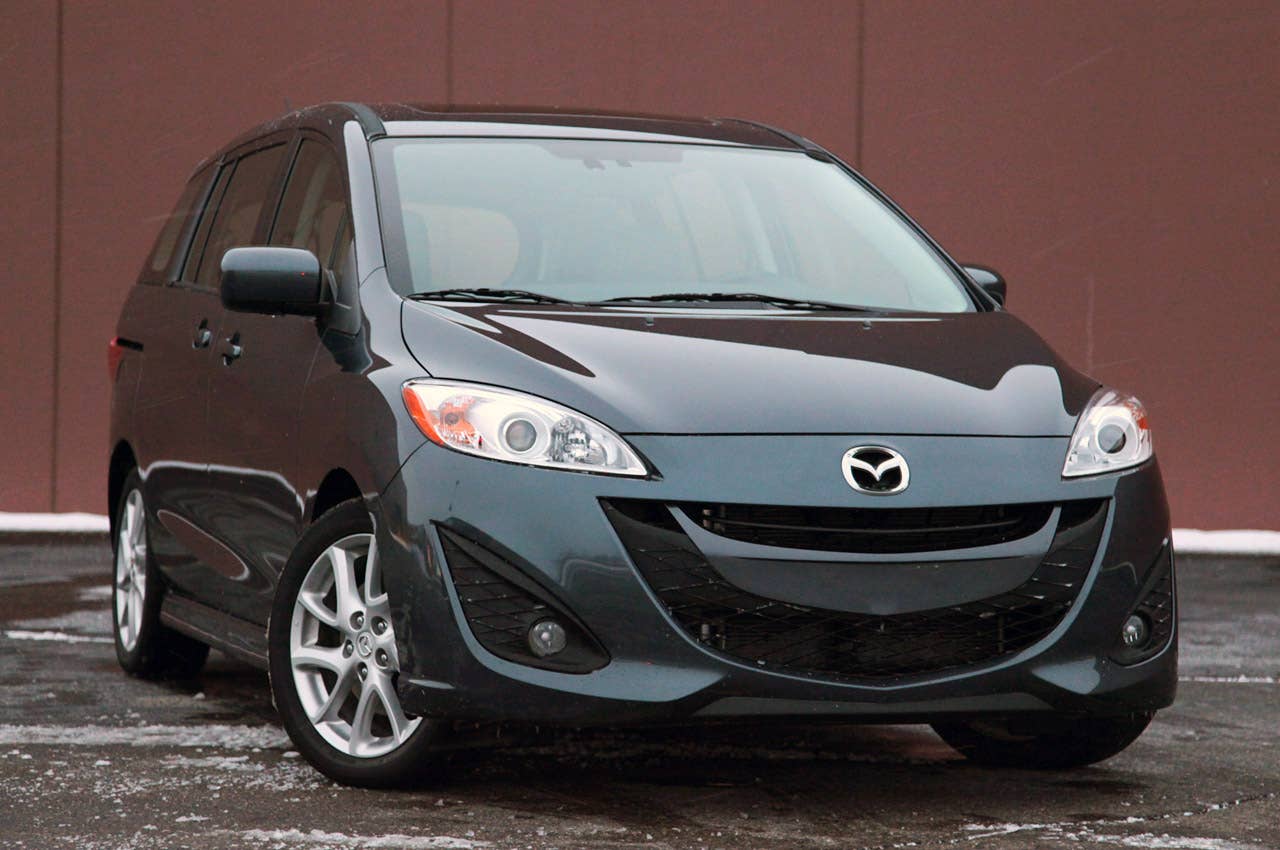 2012 Mazda5 front 3/4 view