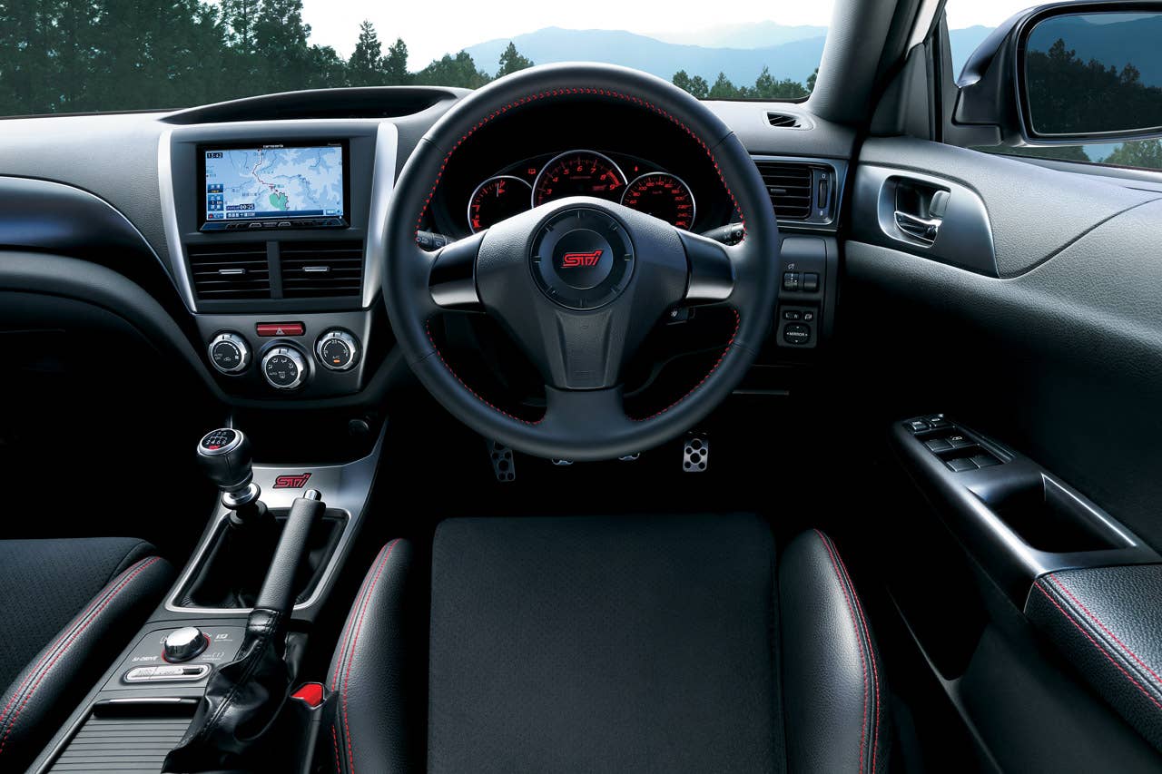 Subaru WRX STI tS Type RA interior