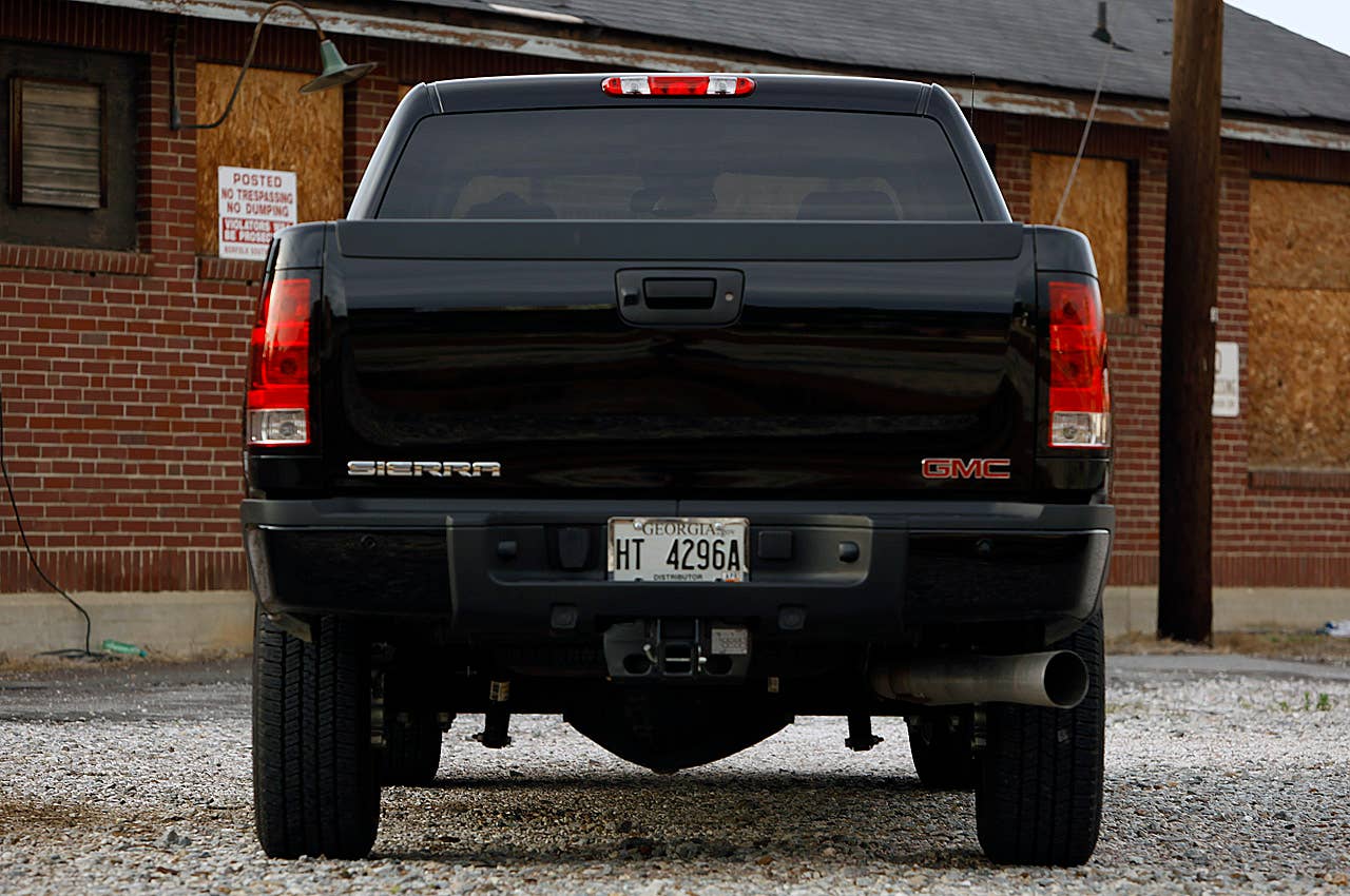 2011 GMC Sierra Denali rear view