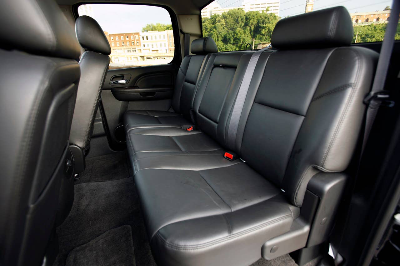 2011 GMC Sierra Denali rear seats