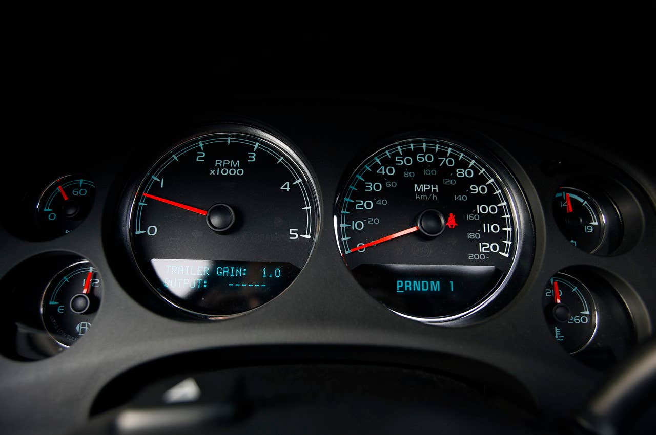 2011 GMC Sierra Denali gauges