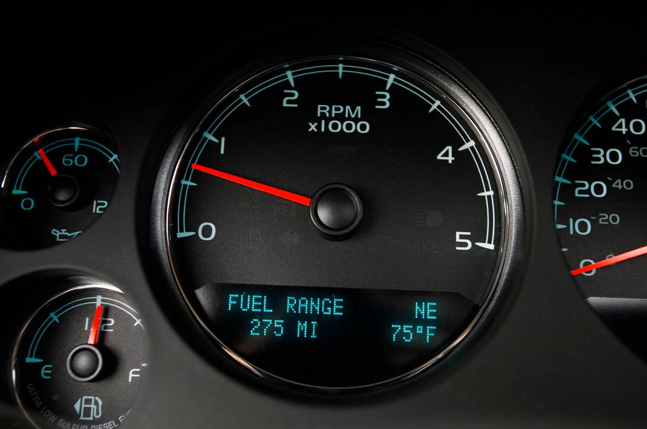 2011 GMC Sierra Denali tachometer