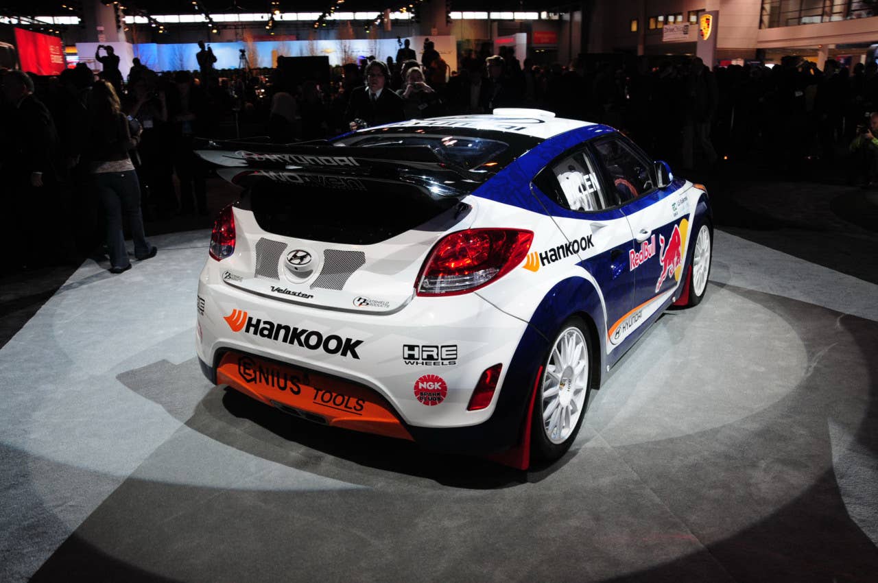 Hyundai Veloster Rally Car: Chicago 2011