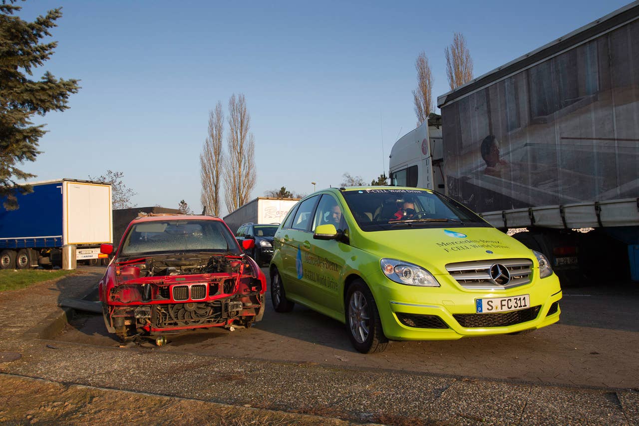 Mercedes-Benz B_Class F-CELL; Stuttgart to Reims / France