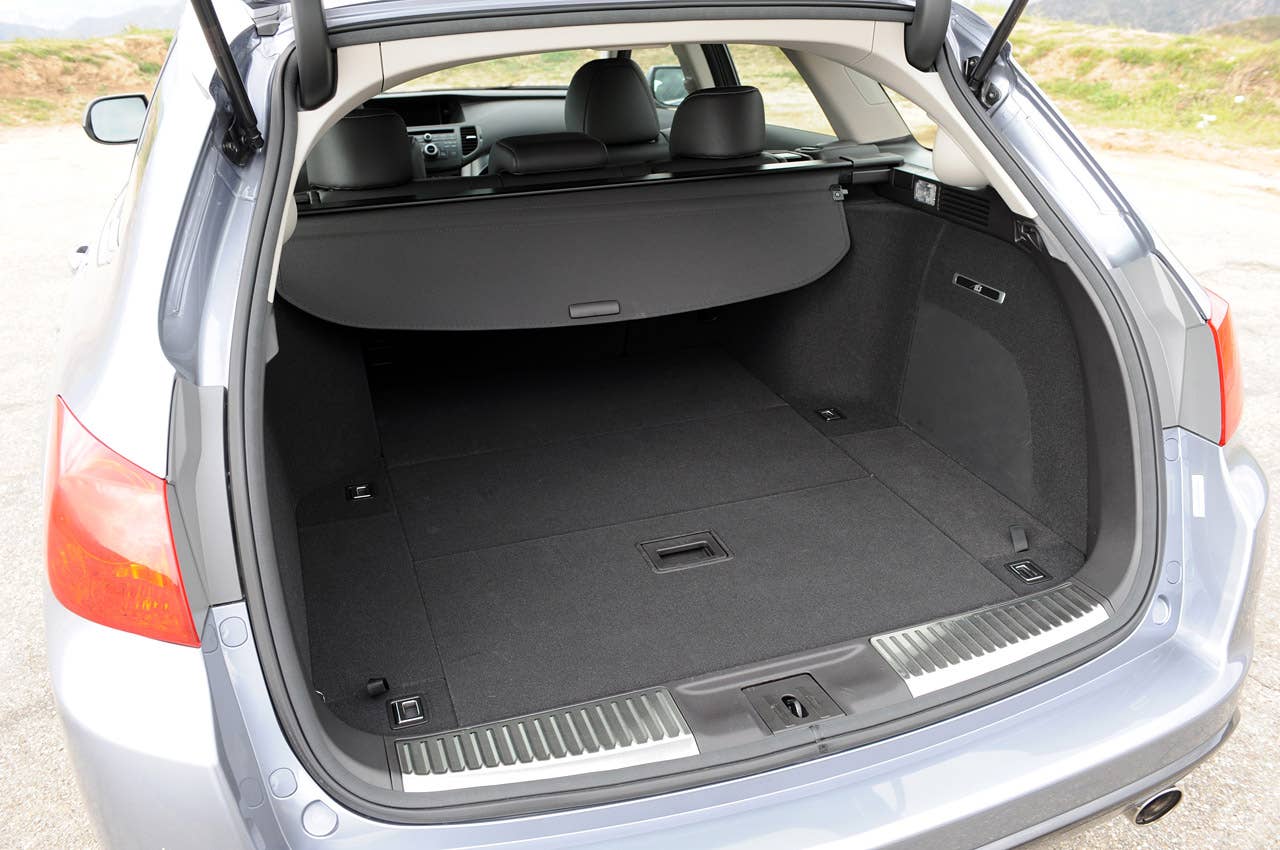 2011 Acura TSX Sport Wagon rear cargo area