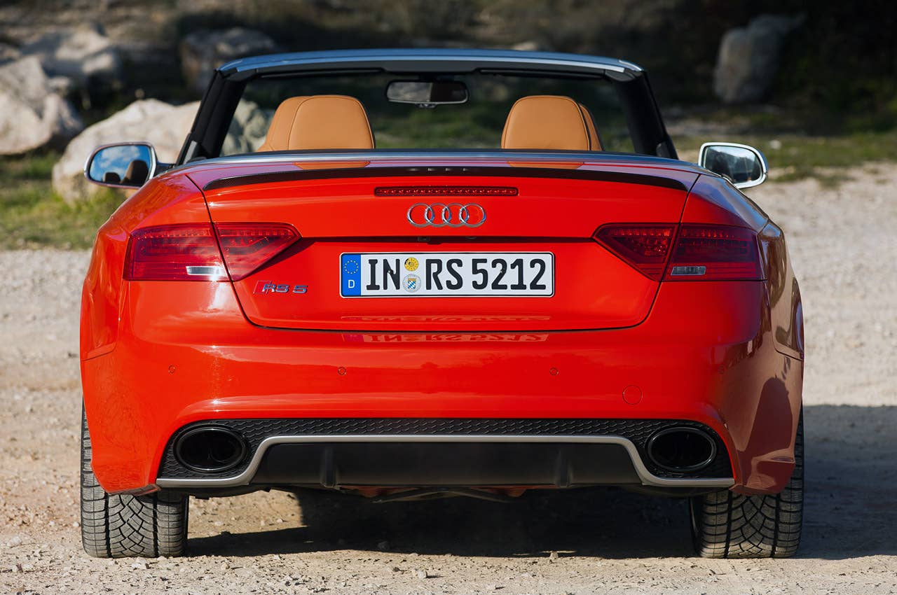 2014 Audi RS5 Cabriolet rear view