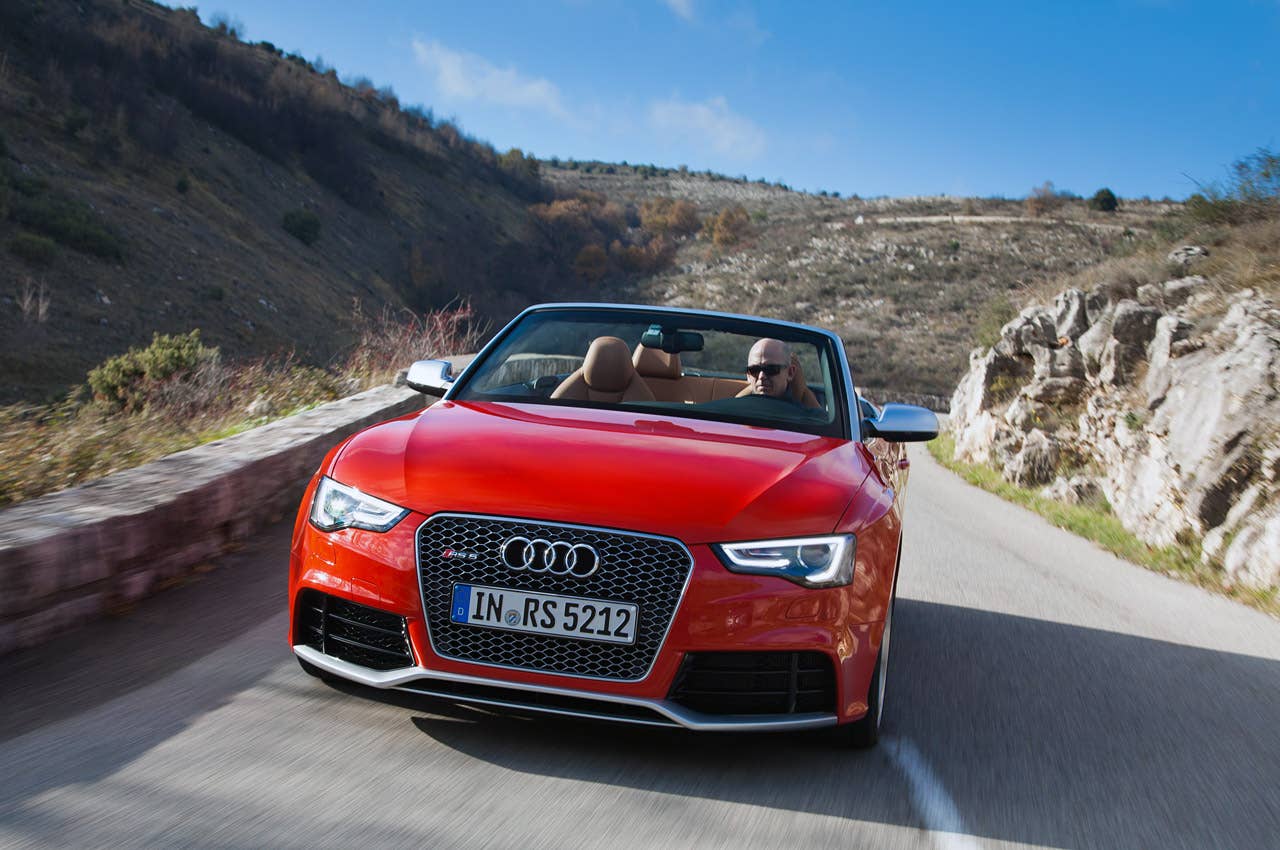 2014 Audi RS5 Cabriolet driving