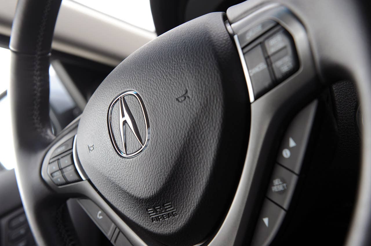 2011 Acura TSX Sport Wagon steering wheel