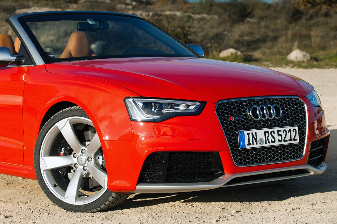 2014 Audi RS5 Cabriolet front detail