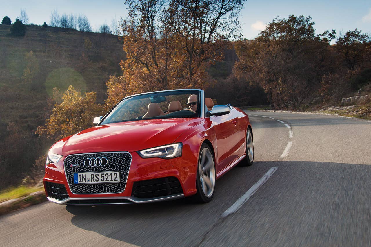 2014 Audi RS5 Cabriolet driving