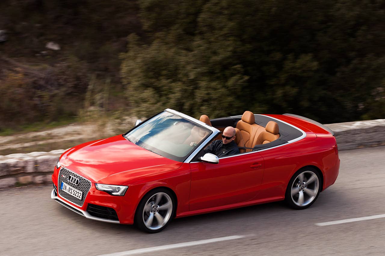 2014 Audi RS5 Cabriolet driving