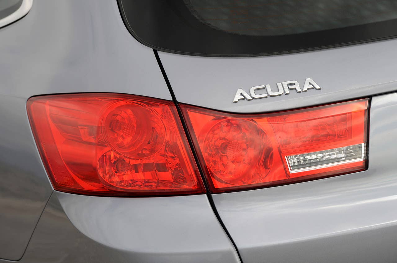 2011 Acura TSX Sport Wagon taillight