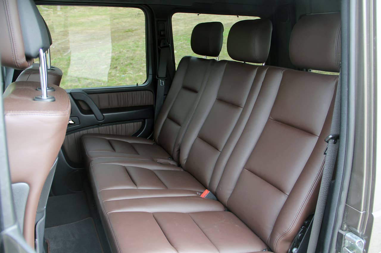 2013 Mercedes-Benz G63 AMG rear seats