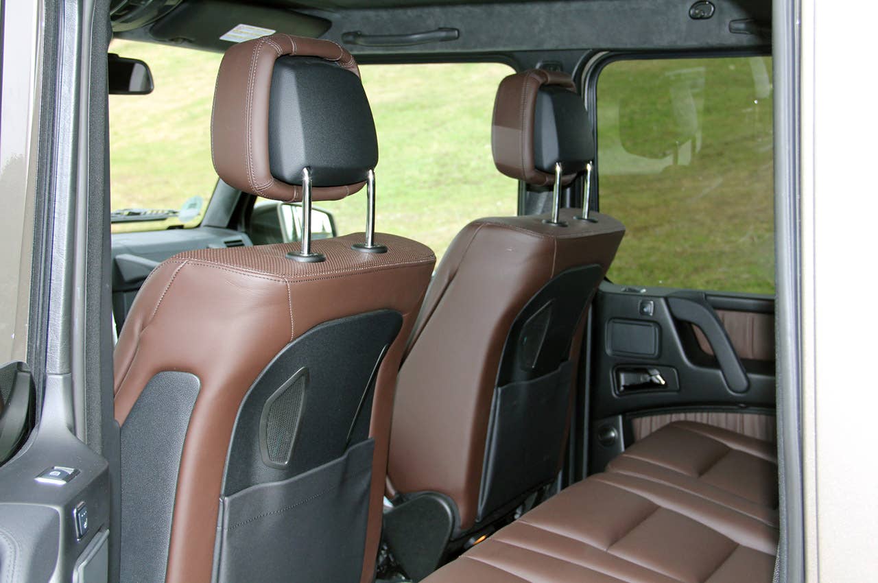 2013 Mercedes-Benz G63 AMG rear seats
