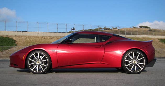 2011 Lotus Evora S side profile