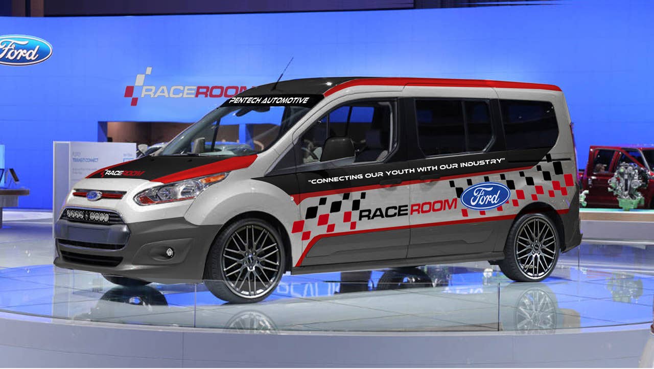 Pentech Automotive turned a Transit Connect Wagon into a vehicle gamers can take on the road