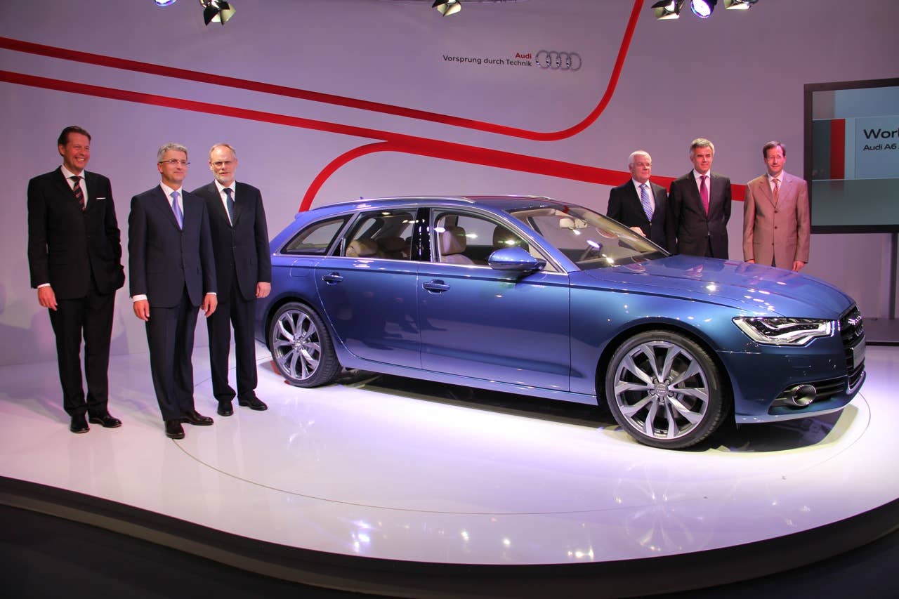 2012 Audi A6 Avant live unveiling