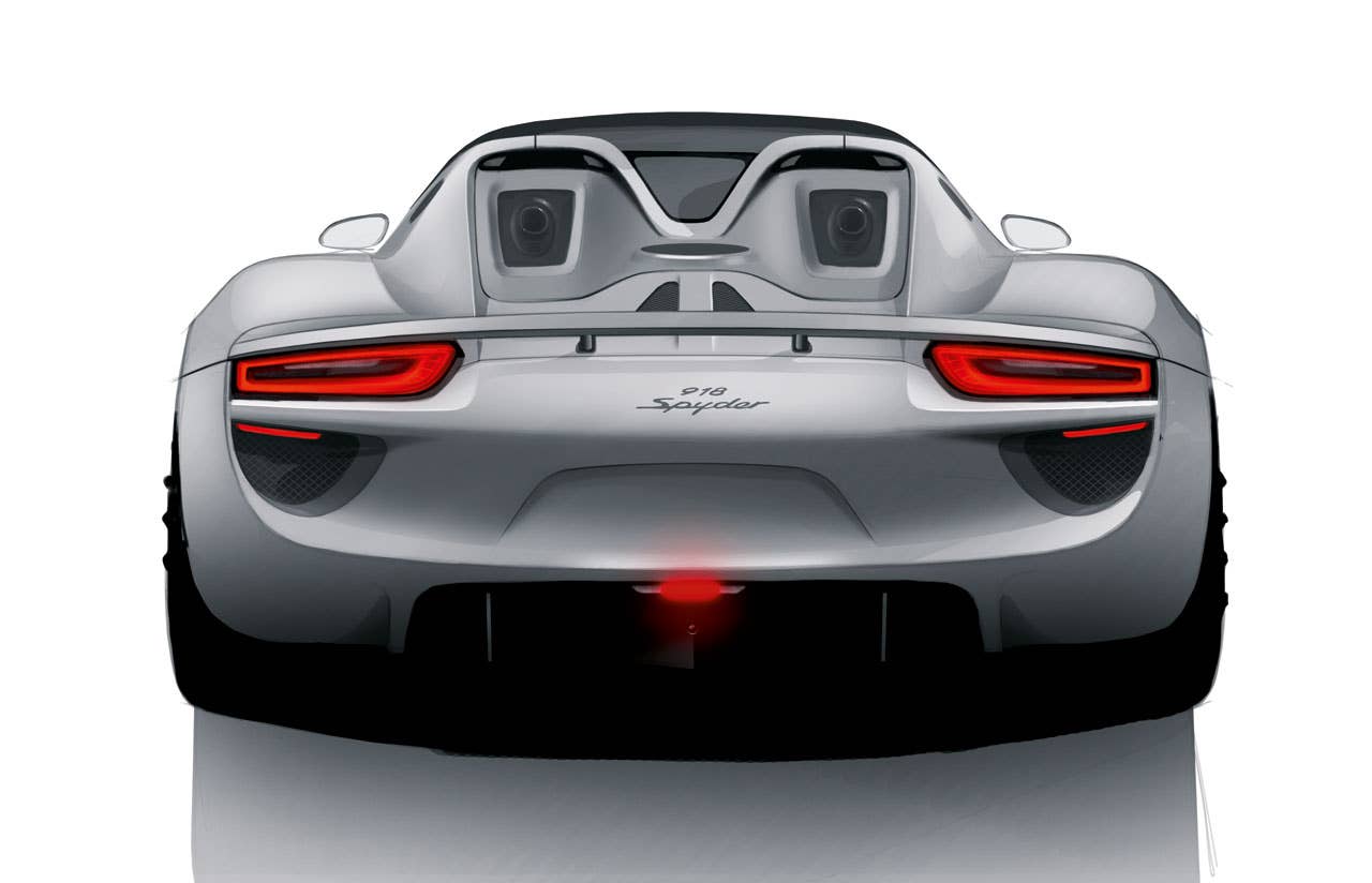Porsche 918 Spyder rear