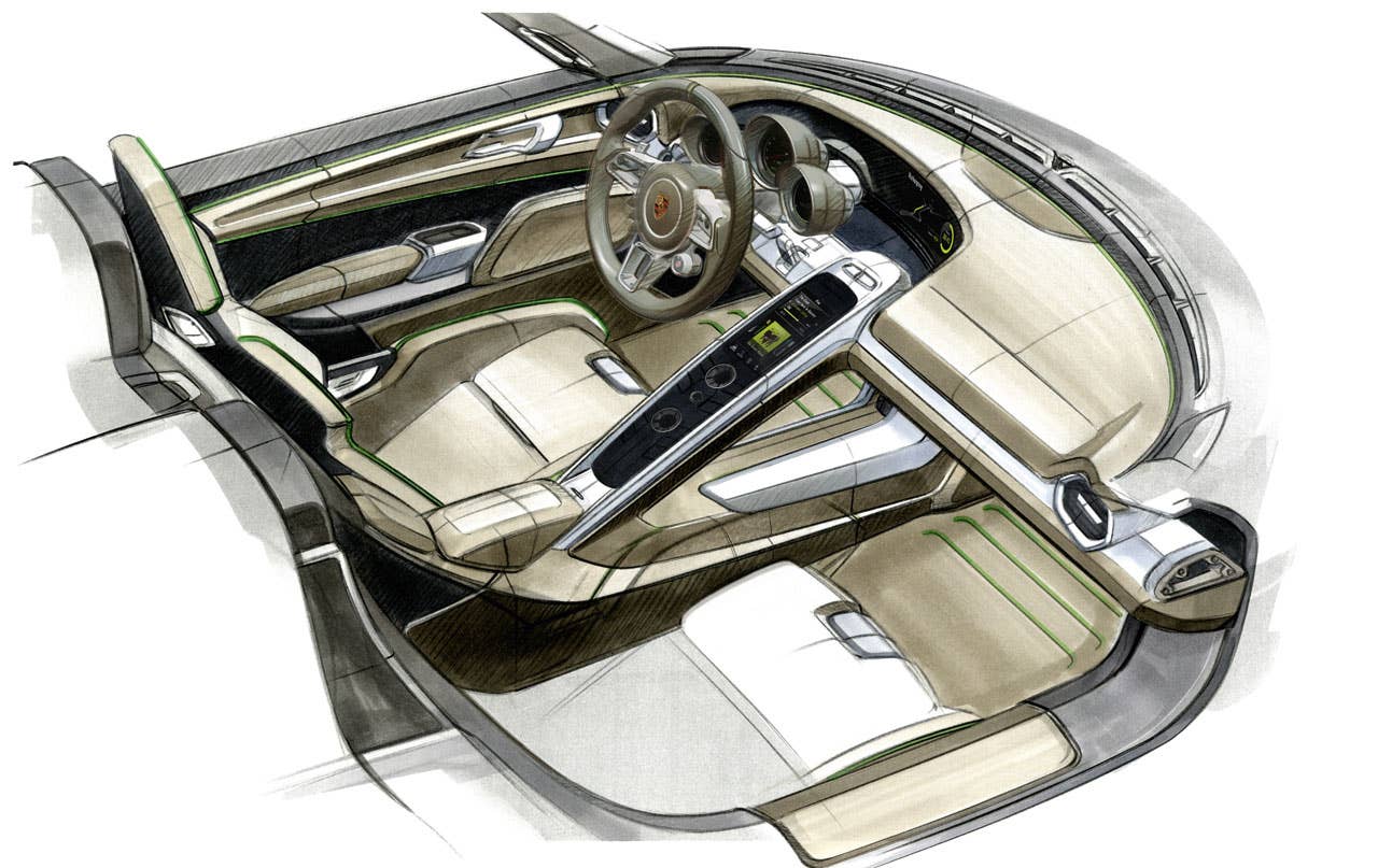 Porsche 918 Spyder interior