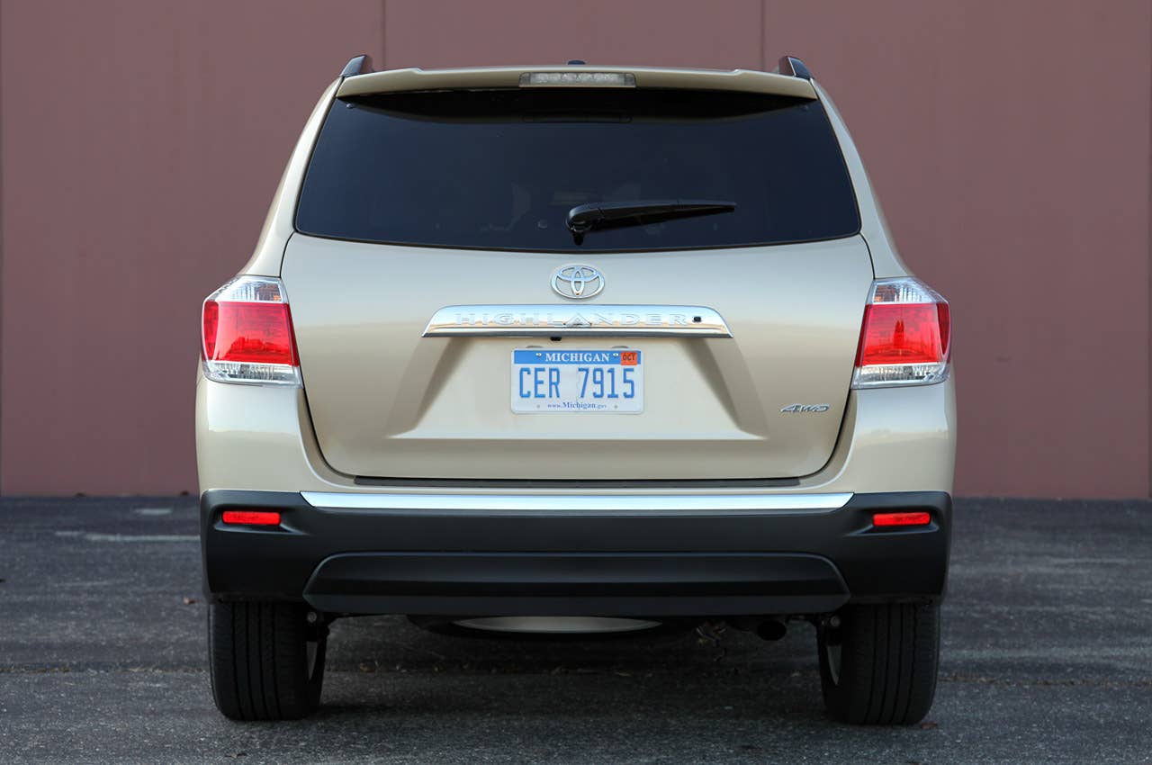 2011 Toyota Highlander rear view