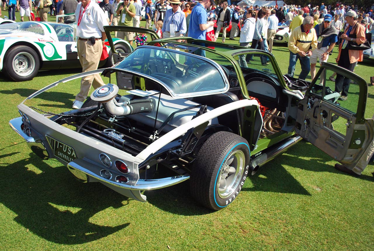 Corvette Sting Ray cutaway