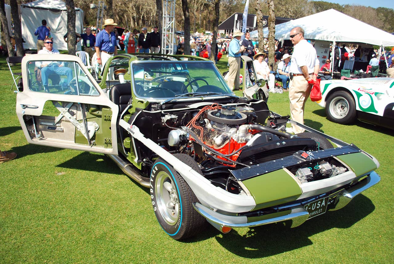Corvette Sting Ray cutaway