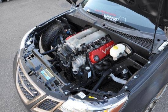 Saab 9-3 Sport Combi Viper V10 engine bay