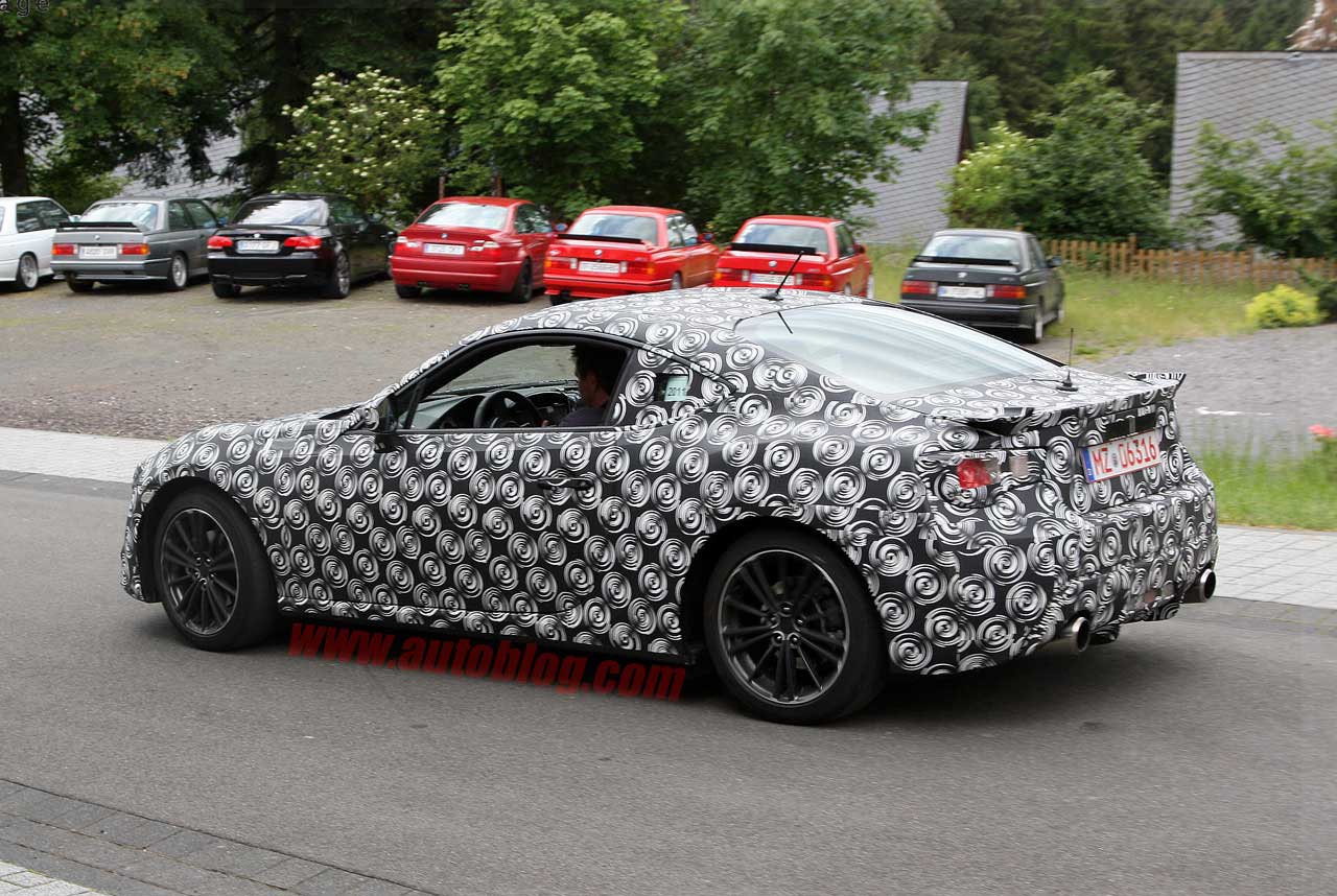 Subaru BRZ Prototype Spy Shots rear 3/4