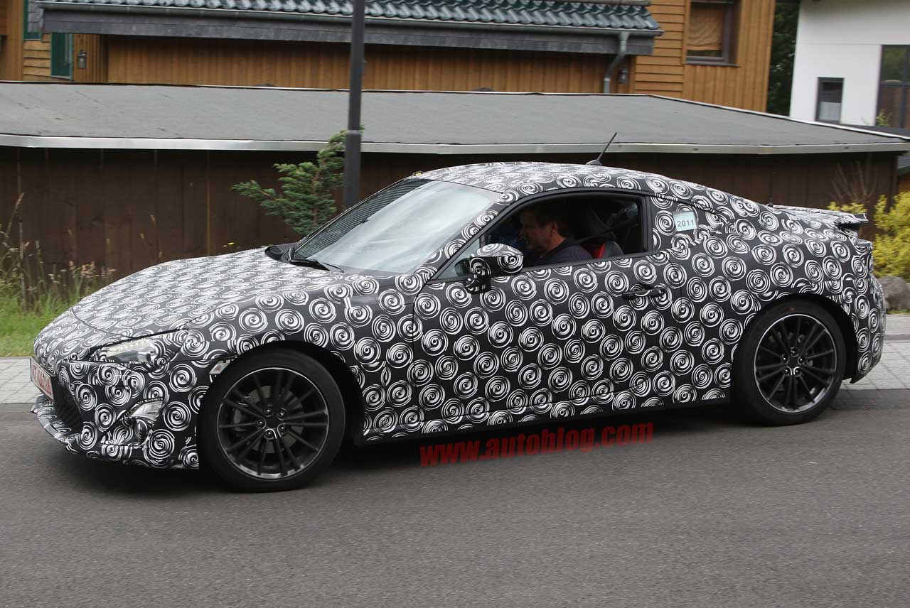 Subaru BRZ Prototype Spy Shots side