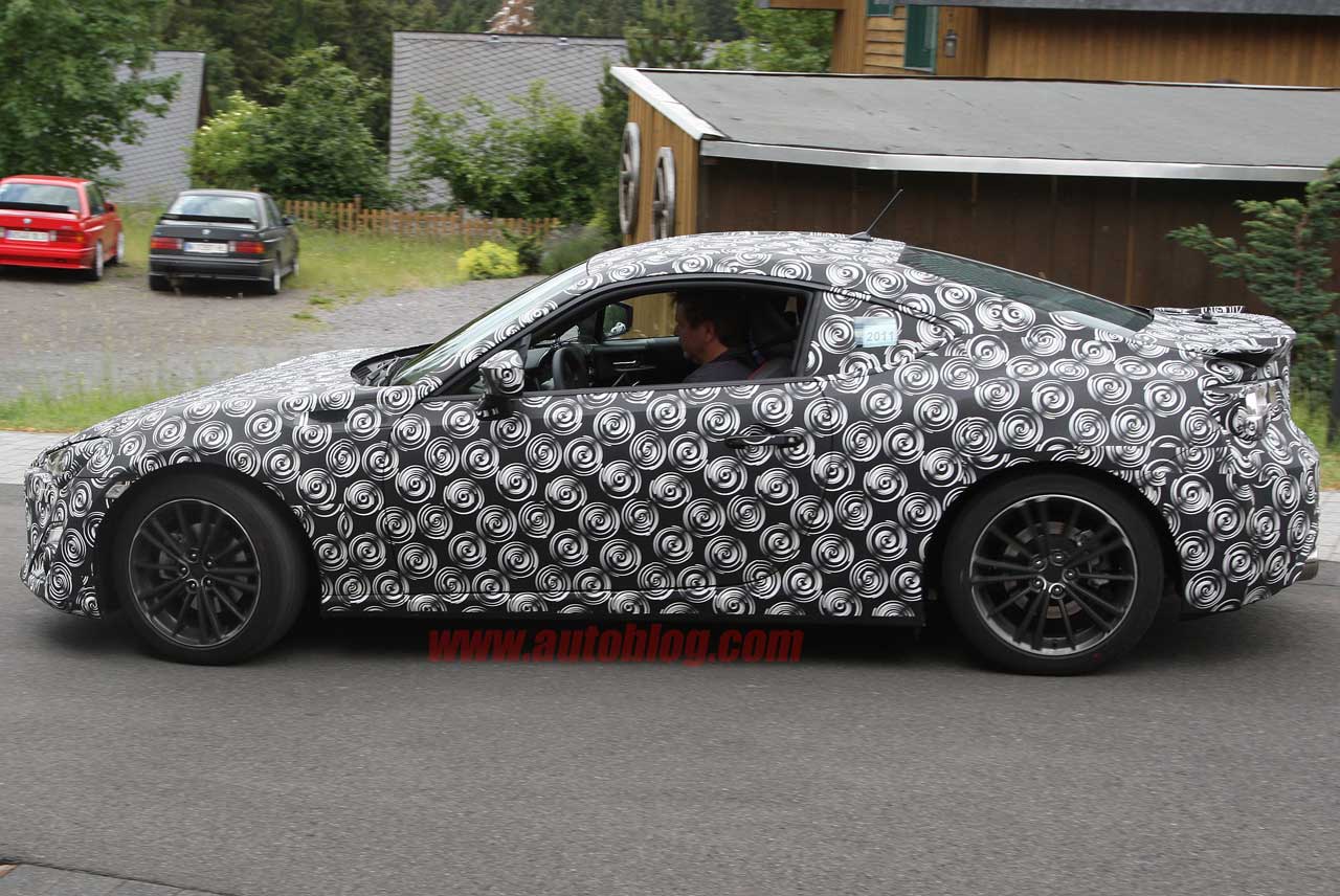 Subaru BRZ Prototype Spy Shots side