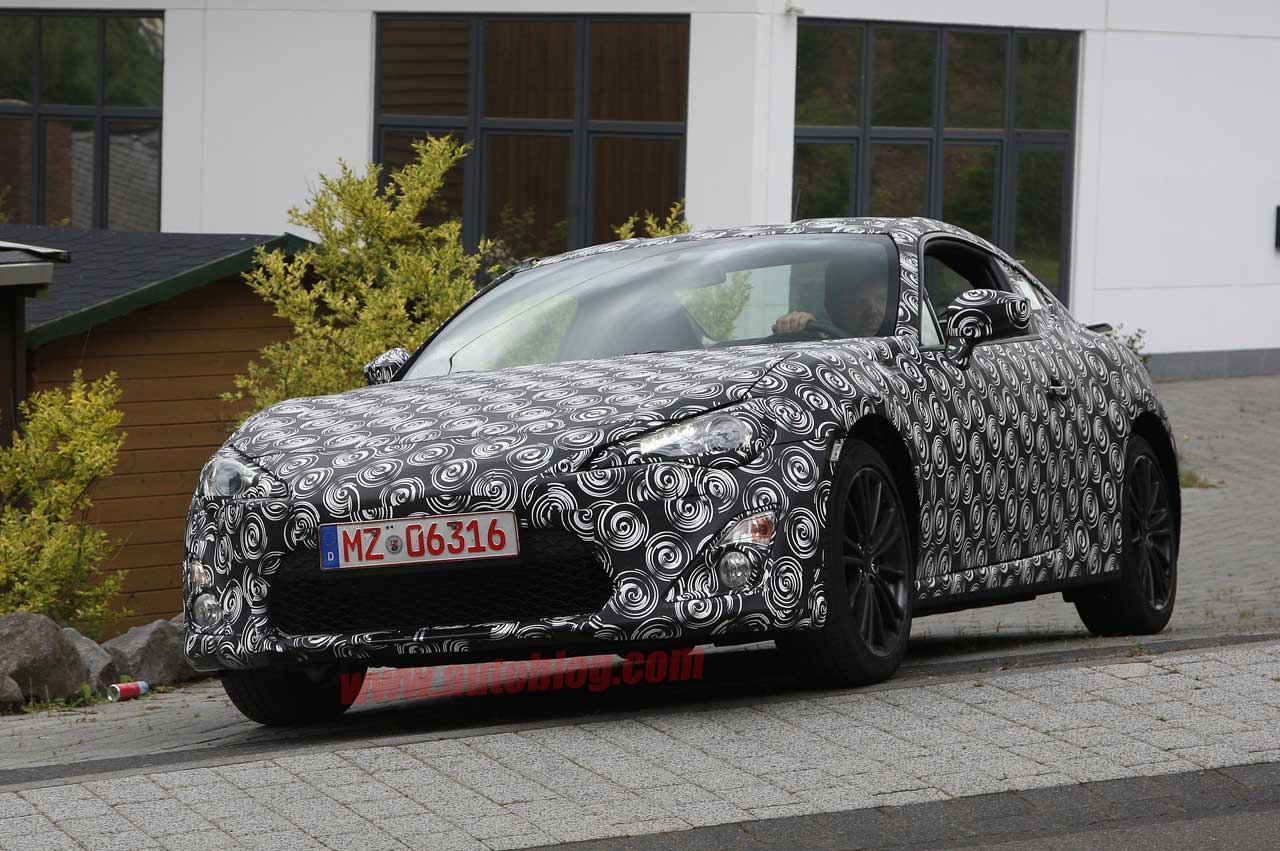 Subaru BRZ Prototype Spy Shots front 3/4