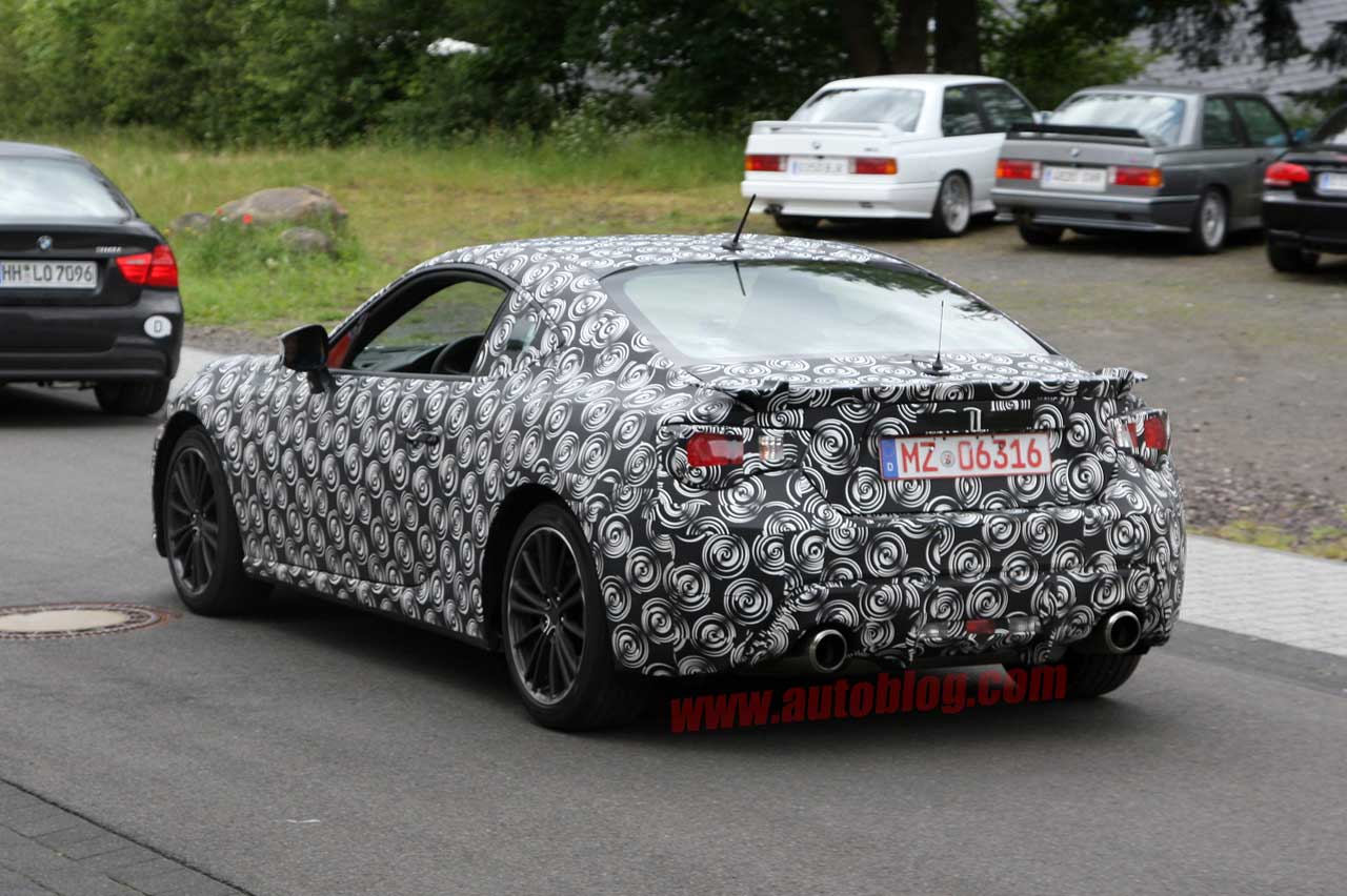 Subaru BRZ Prototype Spy Shots rear 3/4