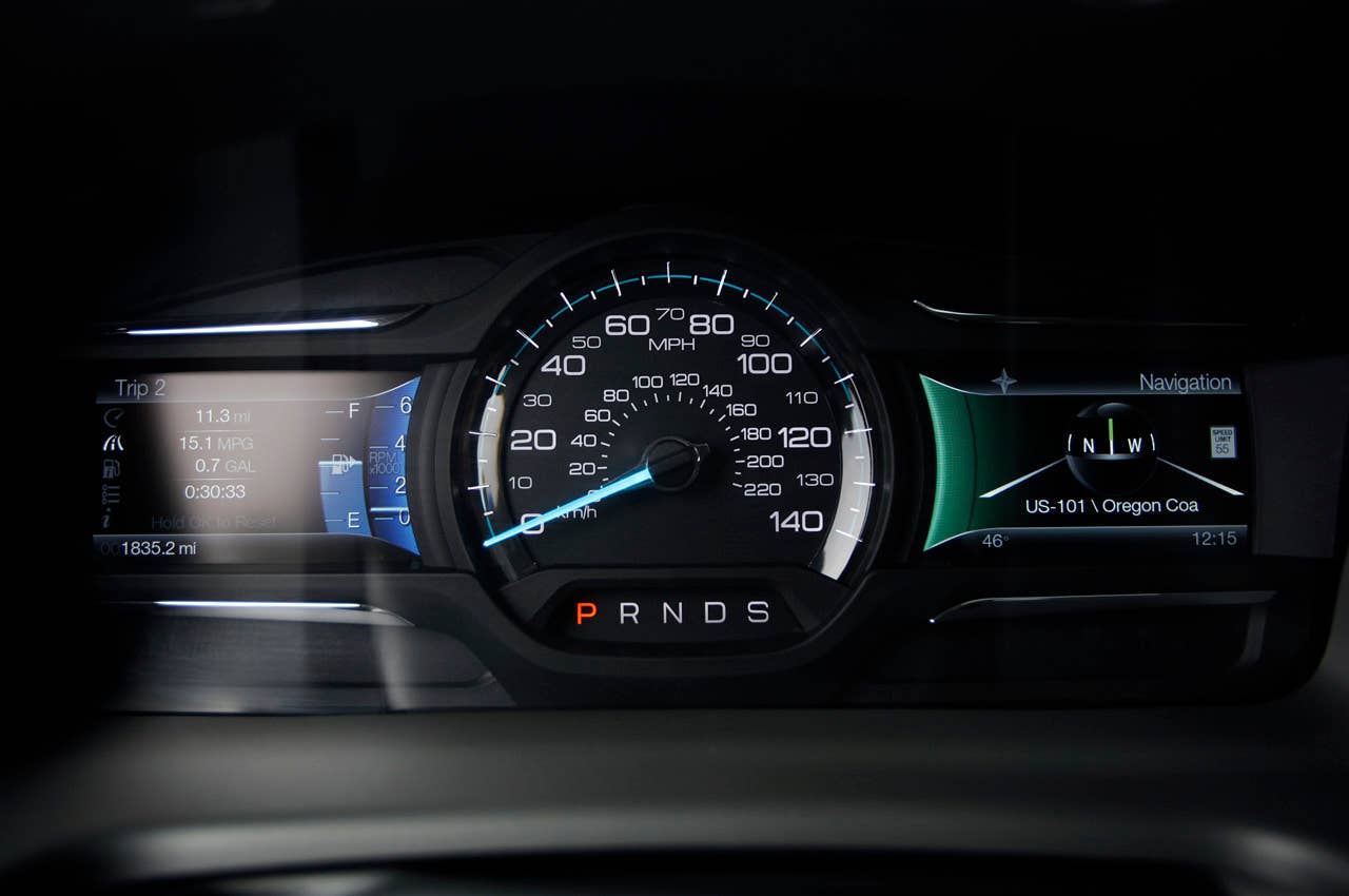 2013 Ford Flex gauges