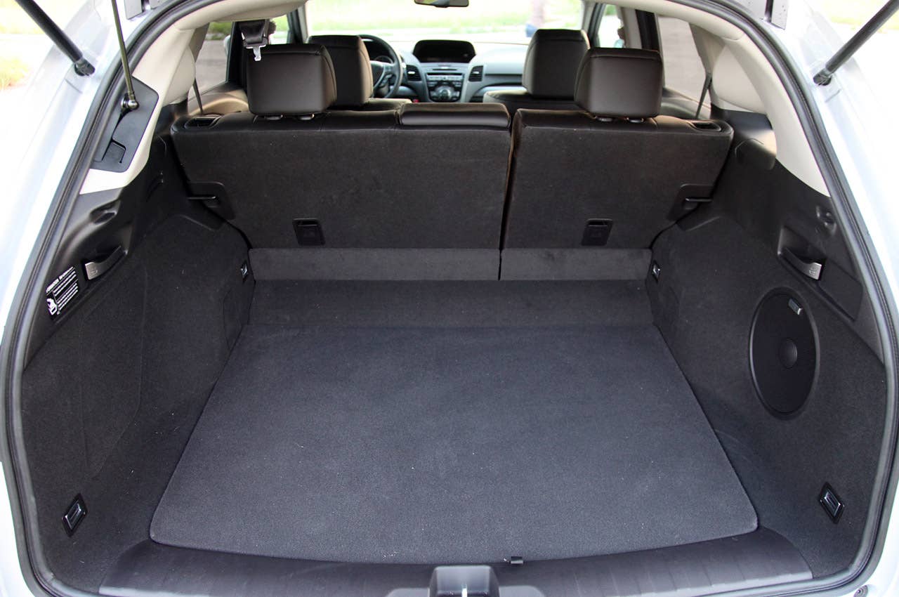 2013 Acura RDX rear cargo area