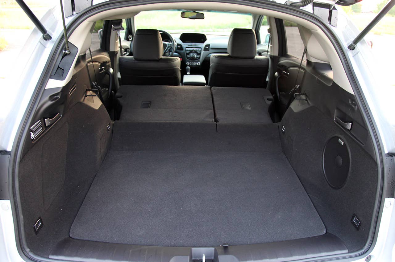 2013 Acura RDX rear cargo area